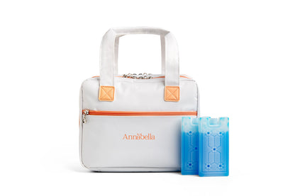Borsa da viaggio per tiralatte singolo Annabella con elementi refrigeranti