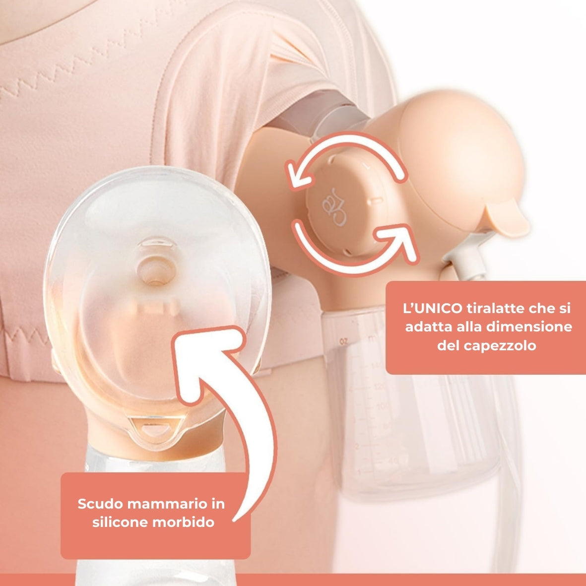 Tiralatte doppio Annabella – vestibilità 18–24 mm + reggiseno in omaggio